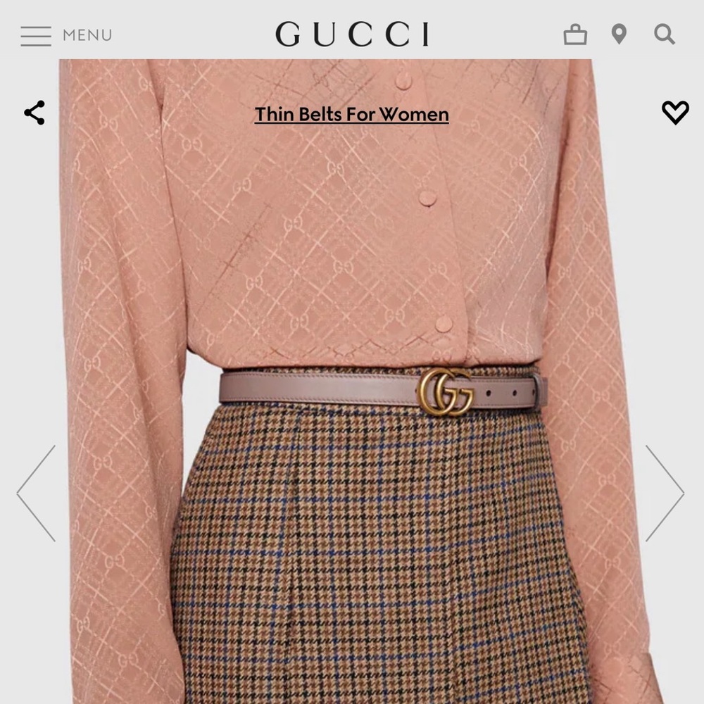 Gucci Leather belt with Double G buckle - Picture 3 of 11